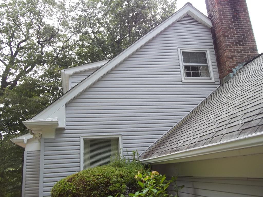 House Exterior Pressure Washing roof cleaning after Westchester NY