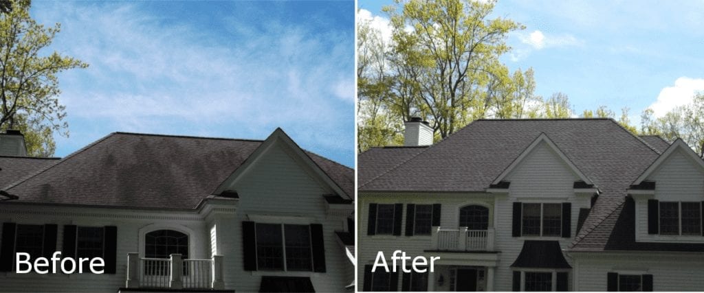 Hawthorne Roof Cleaning &Amp; House Pressure Washing Westchester NY roof cleaning before and after