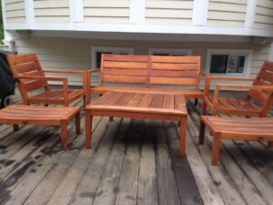Furniture soft washing Westchester New York Outdoor furniture cleaning 