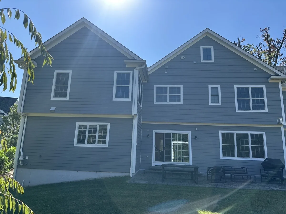 Hardwood Siding Power Washing In Scarsdale, Ny - Amazing Before &Amp; After Results After soft washing - Scarsdale NY hardwood siding